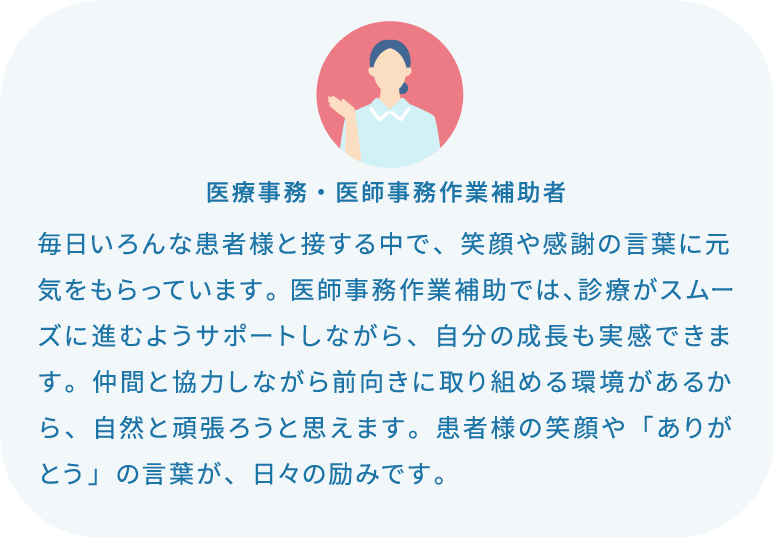 医療事務・医師事務作業補助者